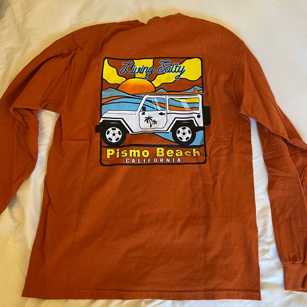 Vintage groovy beach tshirt